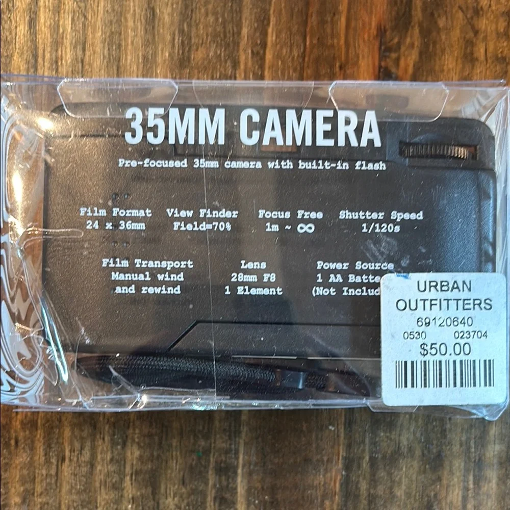 Urban Outfitters Black 35mm Camera